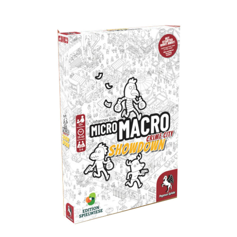 Jogo de tabuleiro da cidade de Micromacro Crime