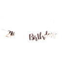 Letra de ouro rosa Bunting