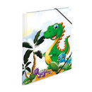 Herma Elasticated Cardboard Folder Cartoon Dinos