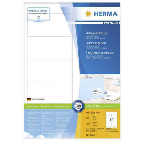 Herma Premium Address Labels A4 100pc