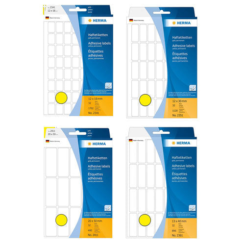 Herma Multi-Purpose Colored Labels (Yellow)