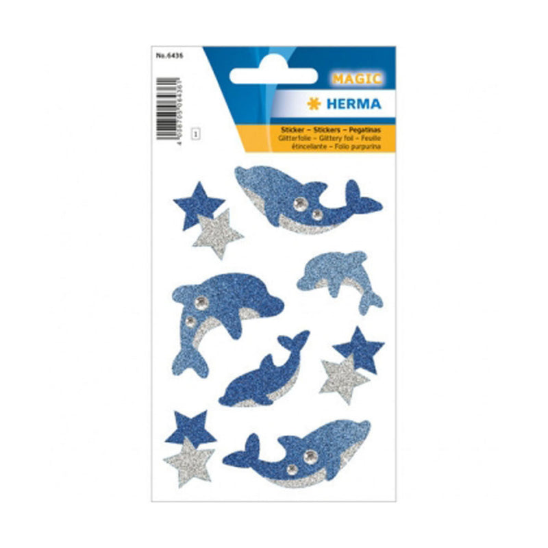 Herma Decor Dolphins Diamond Glittery Sticker