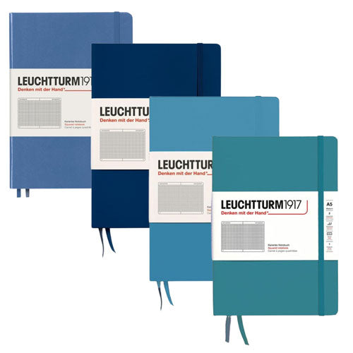 Leuchtturm Hardcover Squared Notebook A5 (Blue)