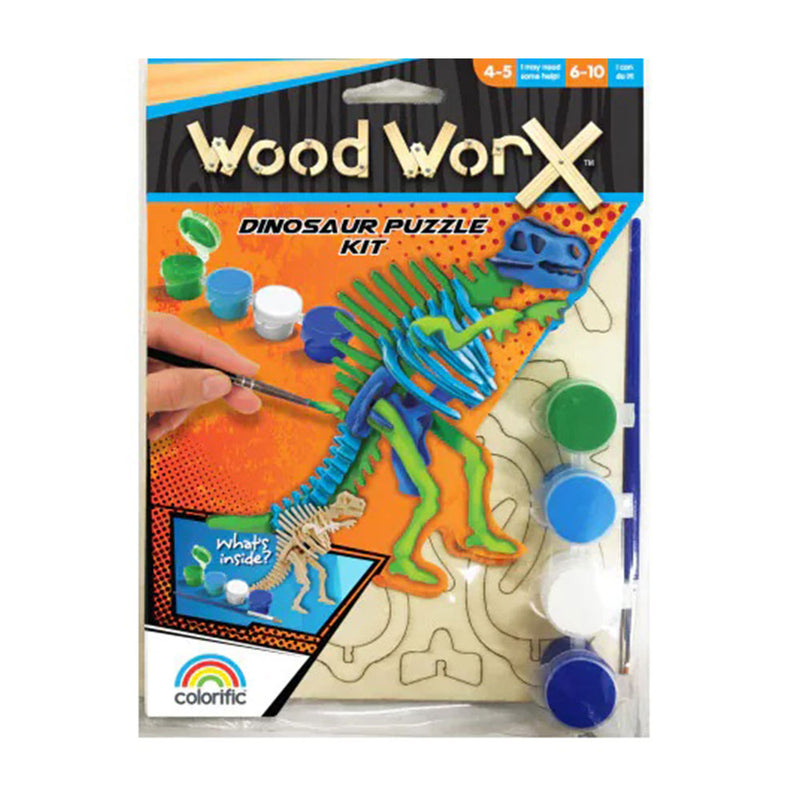 Kit de pintura de quebra -cabeça de madeira worx