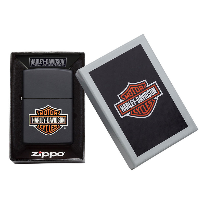 Zippo Harley Davidson Matte Black Flester