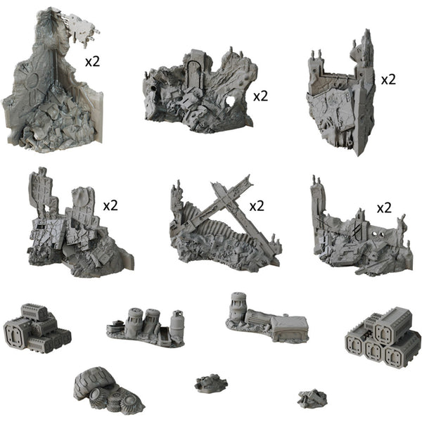 TerrainCrate Deadzone Ruins Miniature