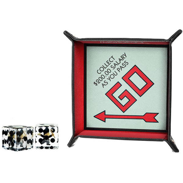 MDG Monopoly Dice Tray and Mr. Monopoly Dice Bundle