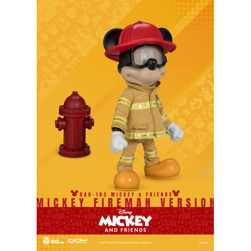 BK Dynamic Action Heroes Mickey Mouse Fireman Version Figure