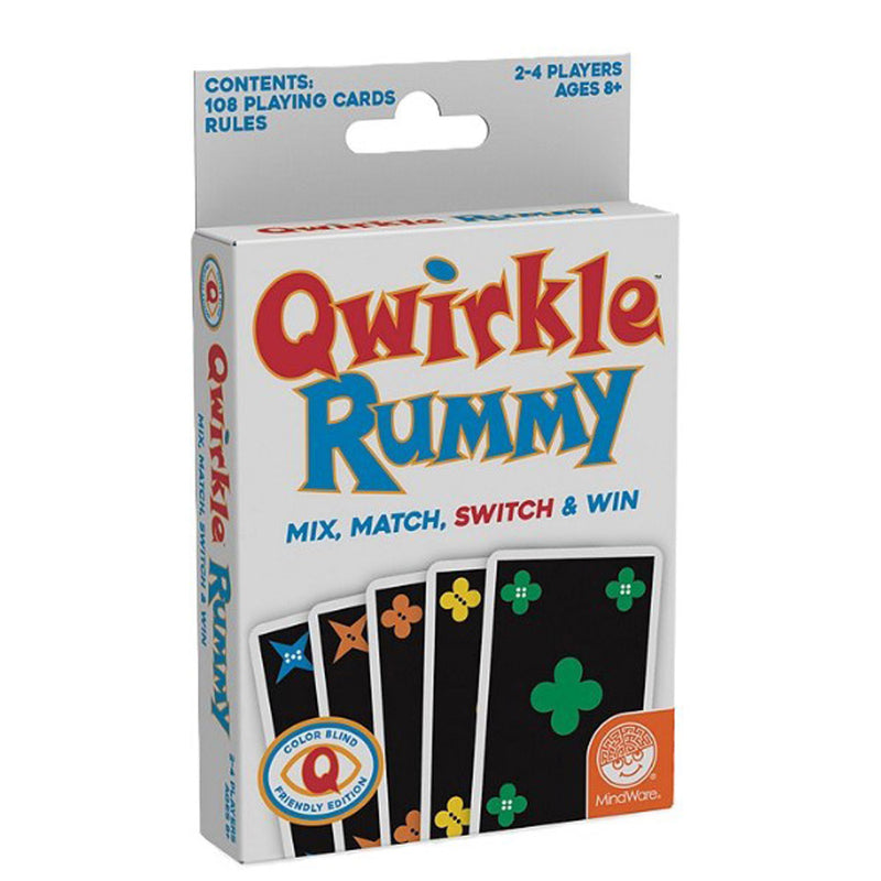 Qwirkle Rummy Colour Blind Edition Strategy Game