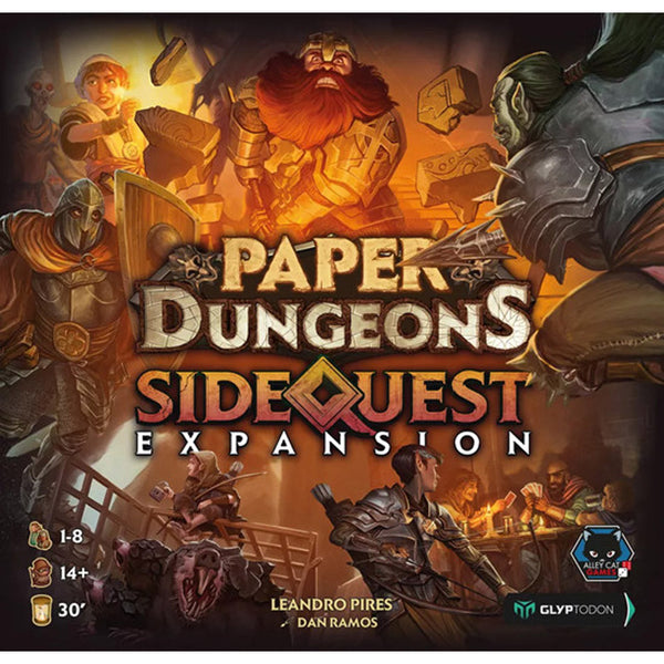 Paper Dungeons Side Quest Strategy Game