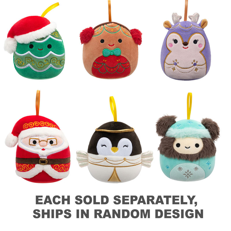 Squishmallows Ornaments Holiday Plush 4" (1pc Random Style)