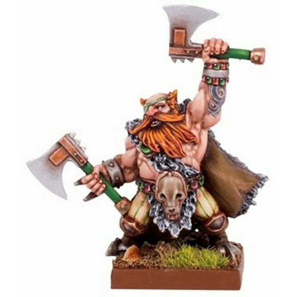 Kings of War Dwarf Berserker Lord Miniature