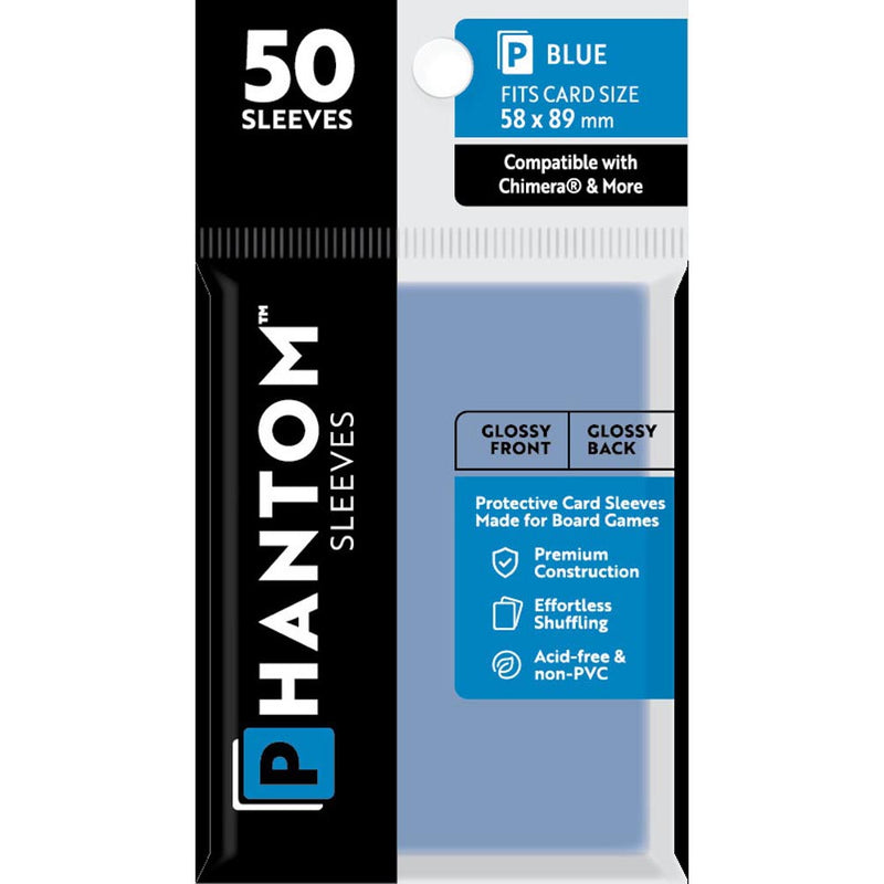 Mangas Phantom Blue 50pcs (58x89 mm)