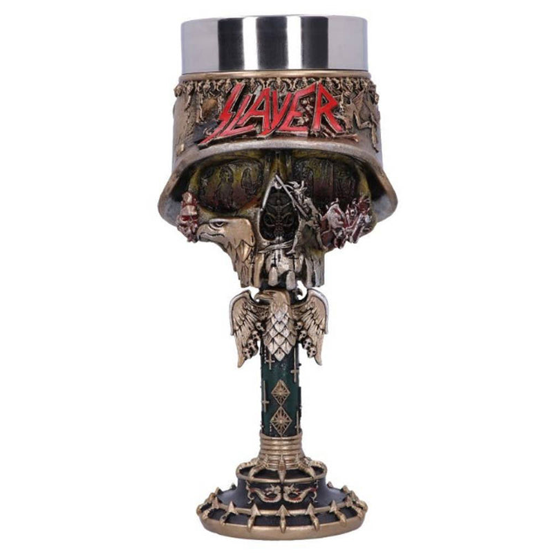 Slayer Eagle Helmet Skull Logo Goblet