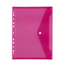 Marbig A4 Binder Pocket con cierre de botones