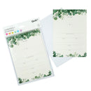 Quill Invitation Card & Envelope 25x175mm 8pk