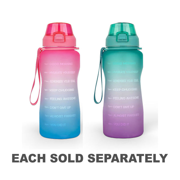 Jumble & Co Water Bottle with Removable Straw 2L