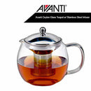 Ceylon Glass Teapot Stainless Steel Infuser