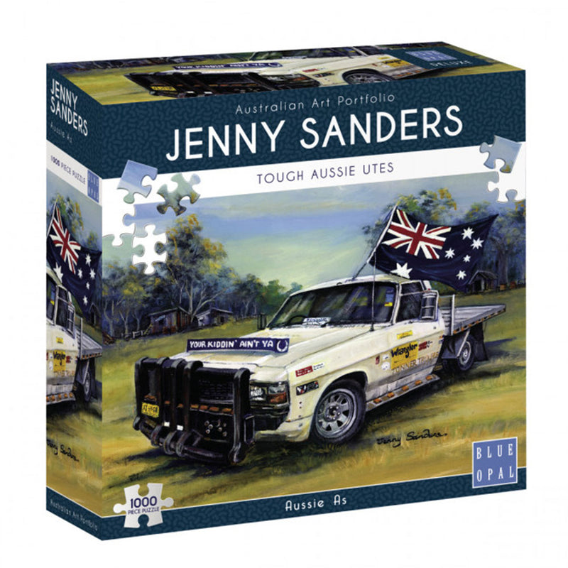  Rompecabezas de 1000 piezas de ópalo azul Jenny Sanders