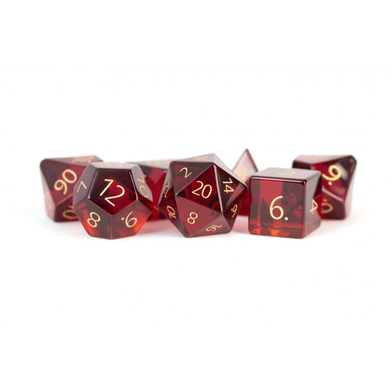 MDG Engraved Zircon Glass Birthstone Dice