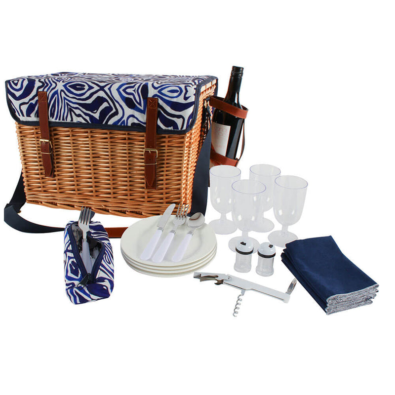  Cesta de picnic de lujo (50x30x30cm)