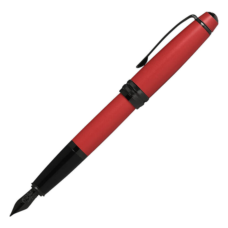  Pluma estilográfica Cross Bailey con punta negra (rojo mate)