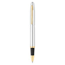 Sheaffer VFM Chrome Pen com tom de ouro