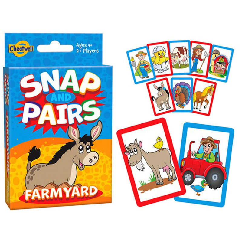  Cheatwell Snap & Pairs Juego de cartas para niños