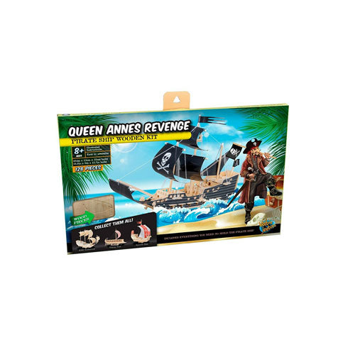 Queen Annes Revange Pirate Ship Wooden Kit