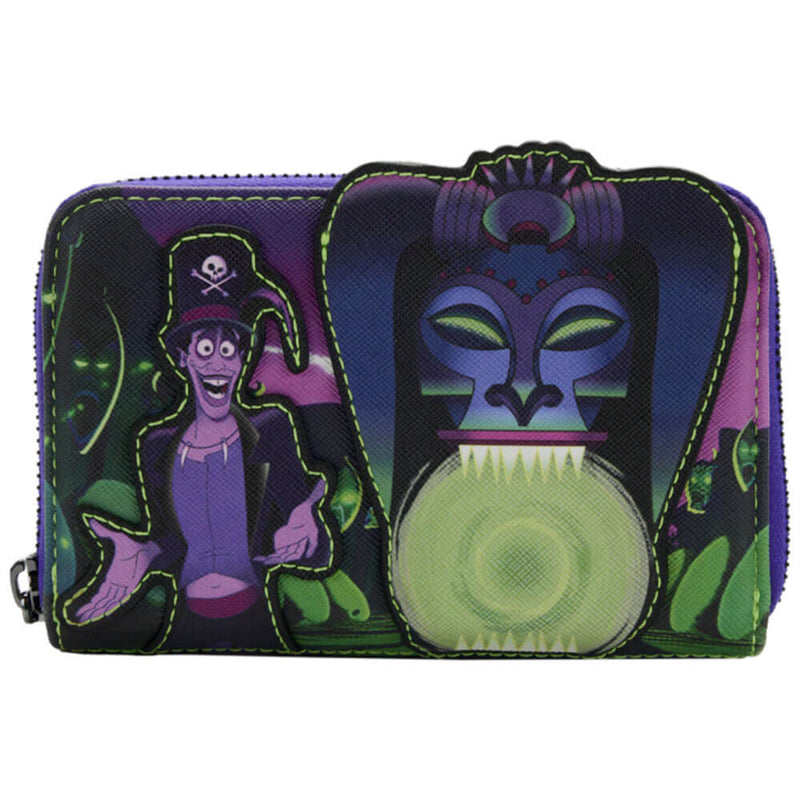 Princess and the Frog Facilier Glow Zip Purse