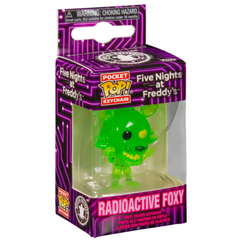 Five Nights at Freddy's Radioactive Foxy Pop! Keychain