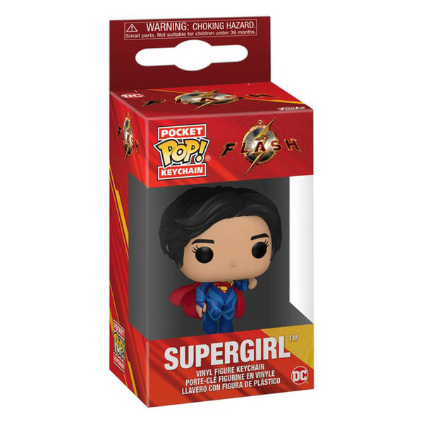 The Flash Supergirl Pop! Keychain