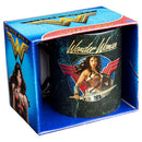 Wonder Woman Movie Sword Drawn Black Coffee Mug