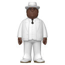  Notorious BIG Biggie Traje Blanco Vinilo Dorado