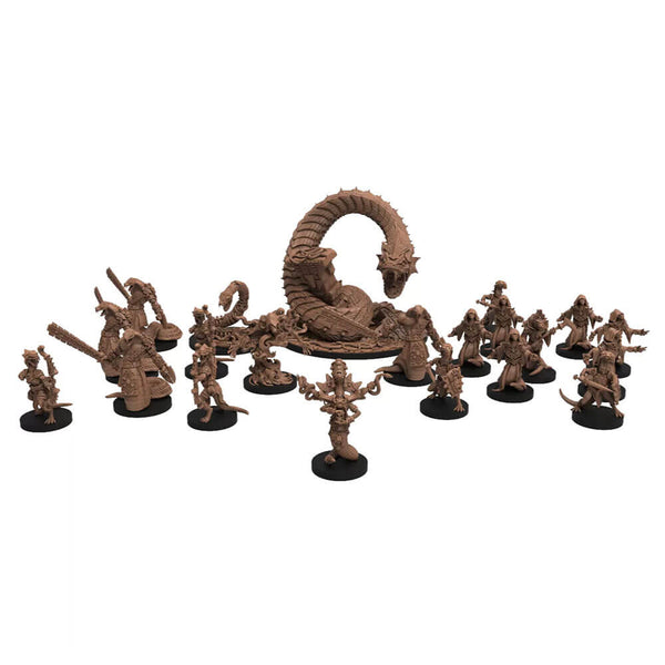 Epic Encounters Chamber of the Serpent Folk Miniatures