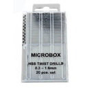 Vallejo Hobby Tools Microbox Drill Set of 20