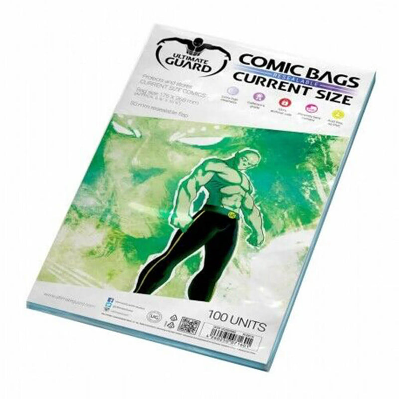  Bolsas de cómics Ultimate Guard resellables, paquete de 100
