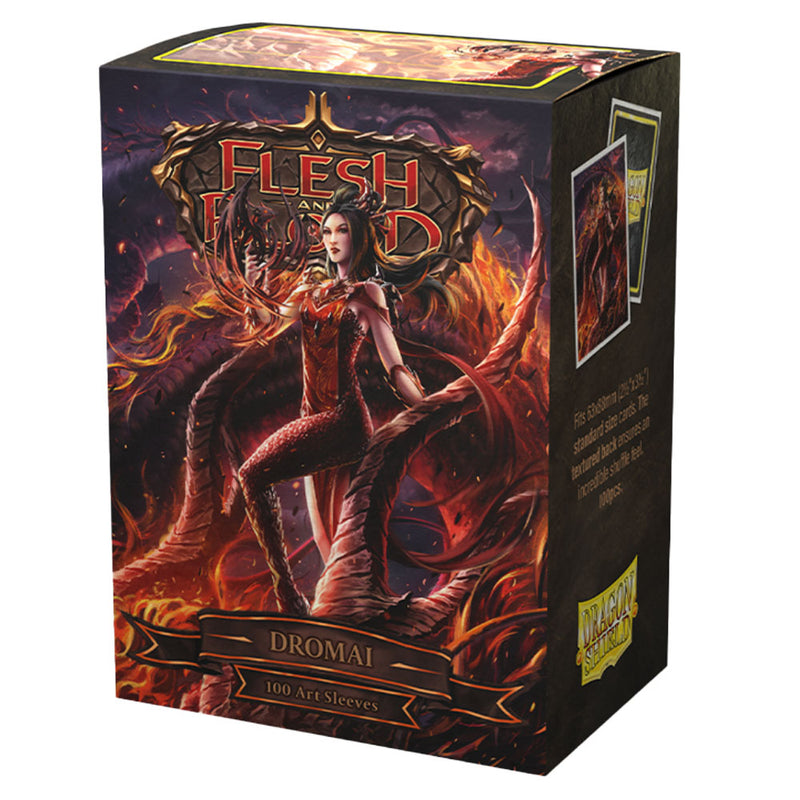  Caja de fundas artísticas mate Dragon Shield Flesh & Blood