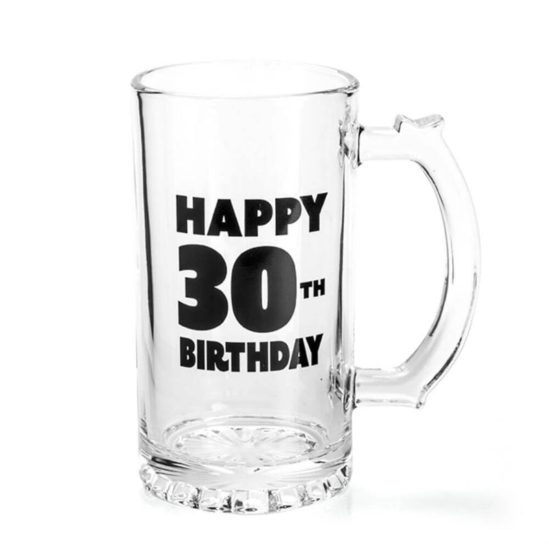 Feliz aniversário cerveja Stein