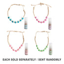 Pulseira difusora com óleo essencial