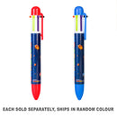 6-in-1 Multi-coloured pen (1pc Random Style)