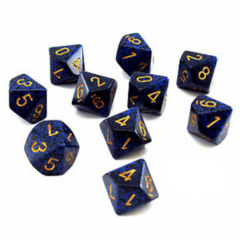 CHESSEX D10 Conjunto poliédrico de 10 mortos