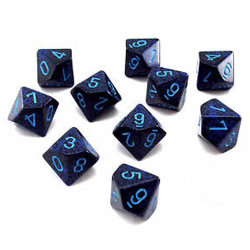 Chessex D10 Polyhedral 10-Die Speckled Set