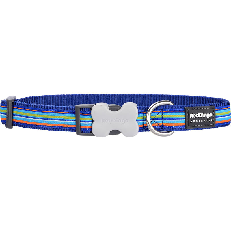  Collar para perro con rayas horizontales (azul marino)