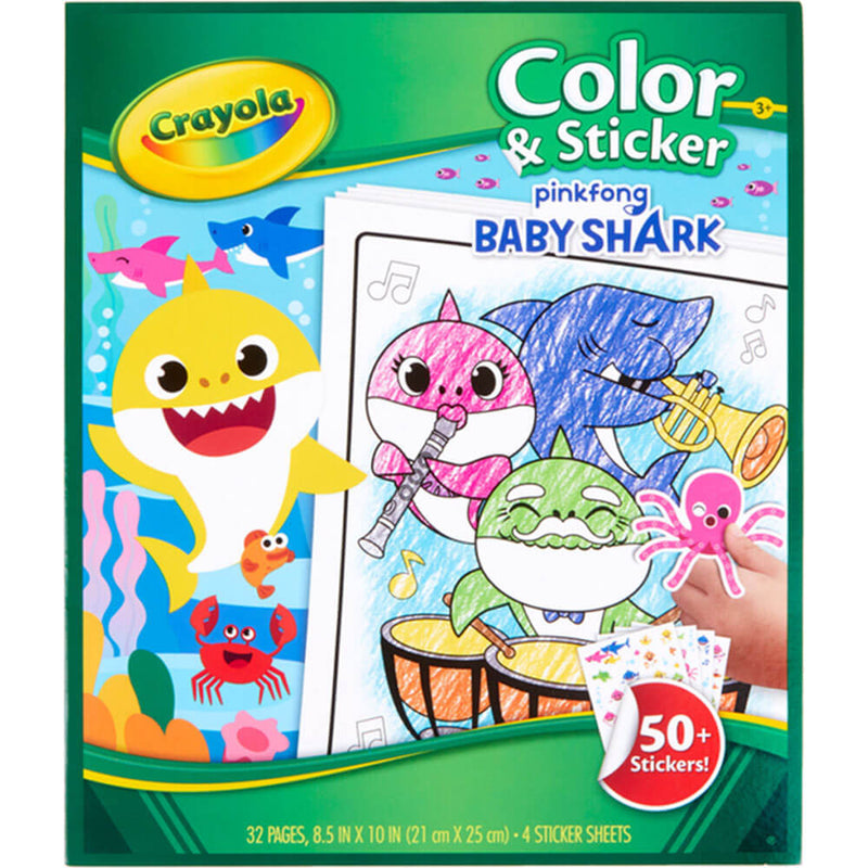 Libro de pegatinas y colores Crayola