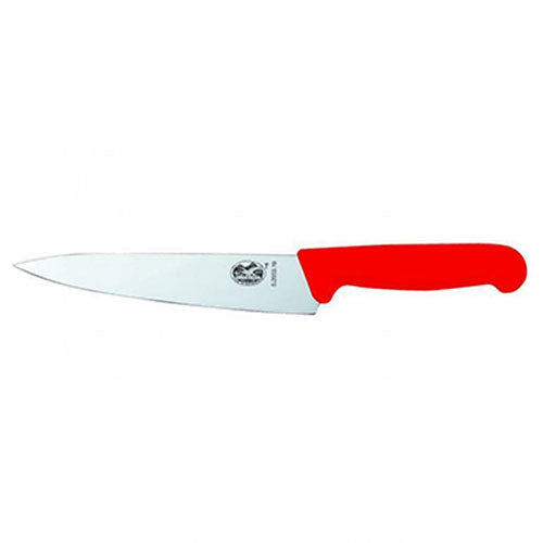 Victorinox Cooks Carving Knife Fibrox Handle (Red)