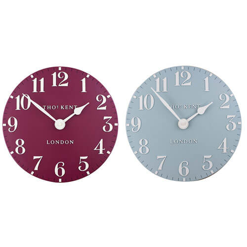 Thomas Kent Arabic Wall Clock with 3D Numerals 30cm