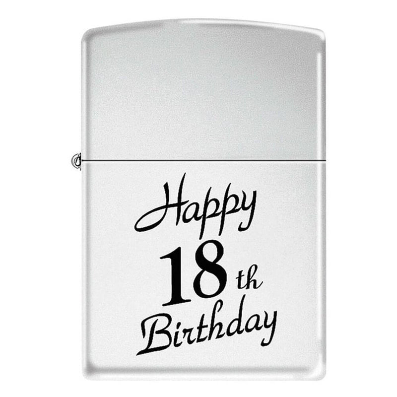  Encendedor Zippo Birthday de cromo de alto brillo