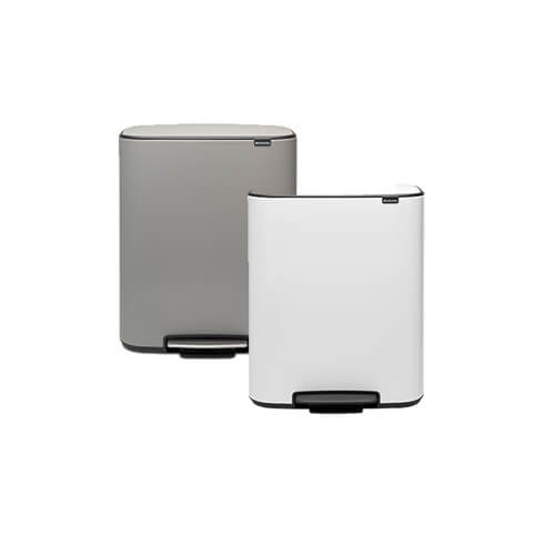 Brabantia BO 2 Compartment Pedal Bin 30L