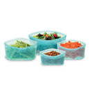  Avanti Pinch & Lock Bolsas Azules Reutilizables (Juego de 4)